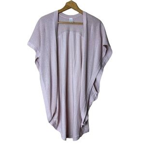 Lululemon Sm Bohemian Athletica Light Pink Open Poncho